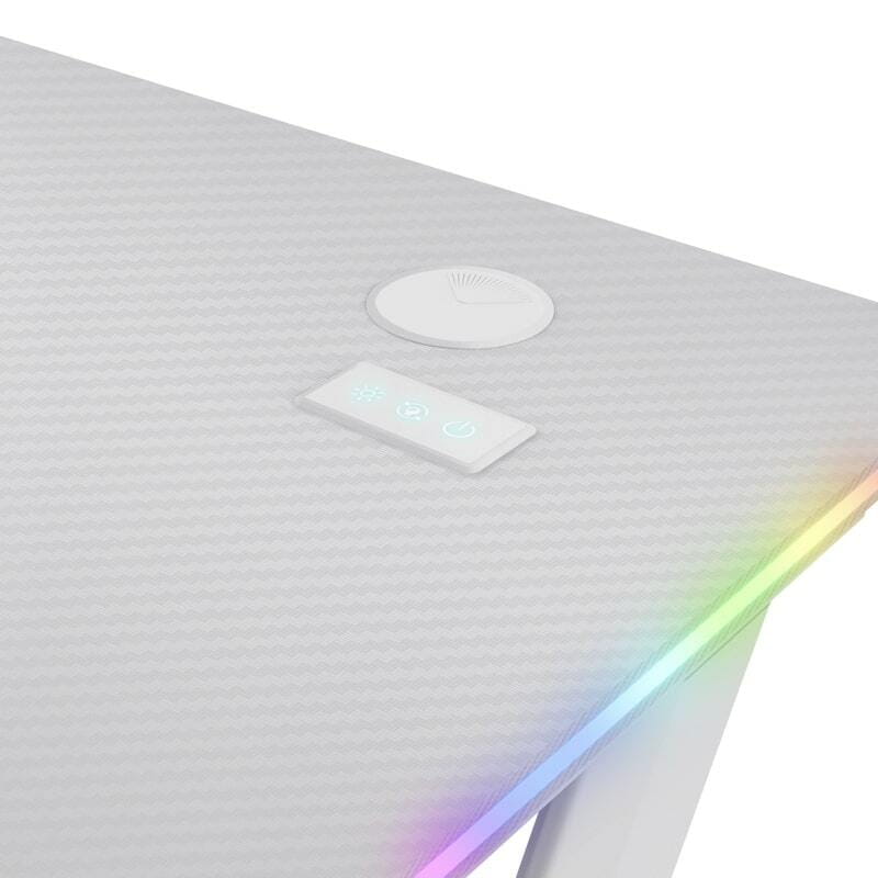 Геймерский стол Trust GXT 709W Luminus RGB White (25328)