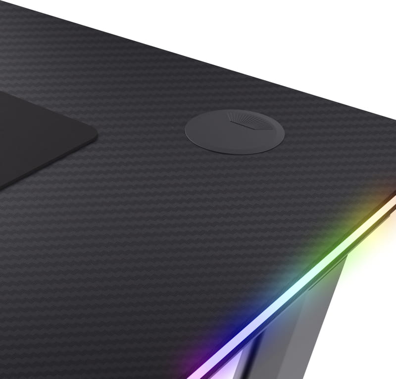 Геймерский стол Trust GXT 710 Luminus Pro RGB Black (25419)