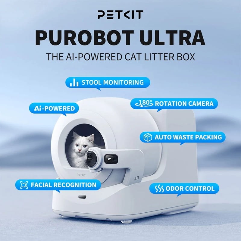Смарт-лоток Petkit Purobot Ultra with Camera Self-Clean (P9903)