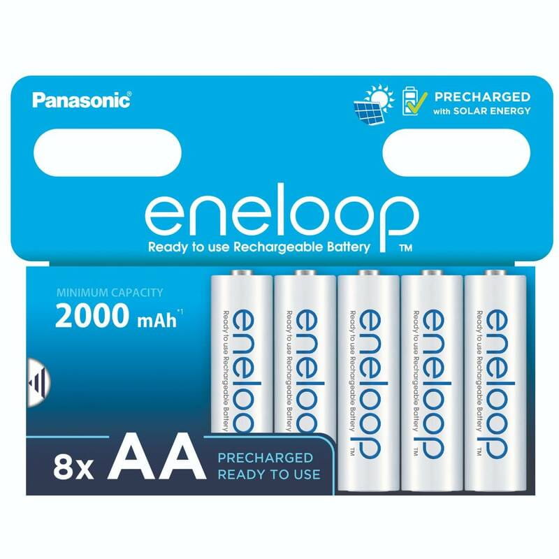 Акумулятори Panasonic Eneloop AA/HR06 NI-MH 2000 mAh BL 8 шт