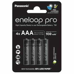 Акумулятори Panasonic Eneloop Pro AAA/HR03 NI-MH 930 mAh BL 4 шт