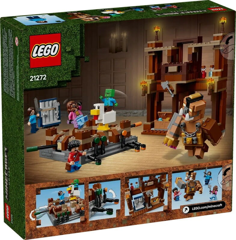 Конструктор LEGO Minecraft Бойцовский ринг в лесном имении (21272)