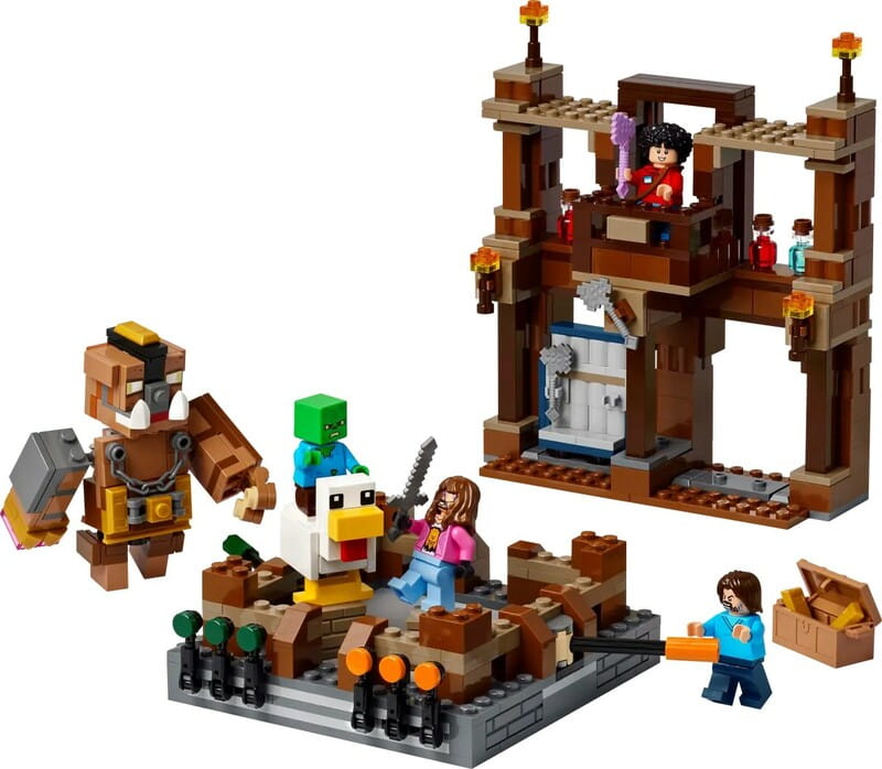 Конструктор LEGO Minecraft Бойцовский ринг в лесном имении (21272)