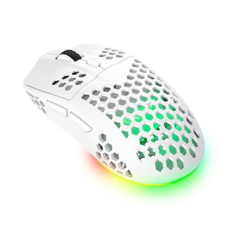 Миша Trust GXT 929 Helox White (25390)