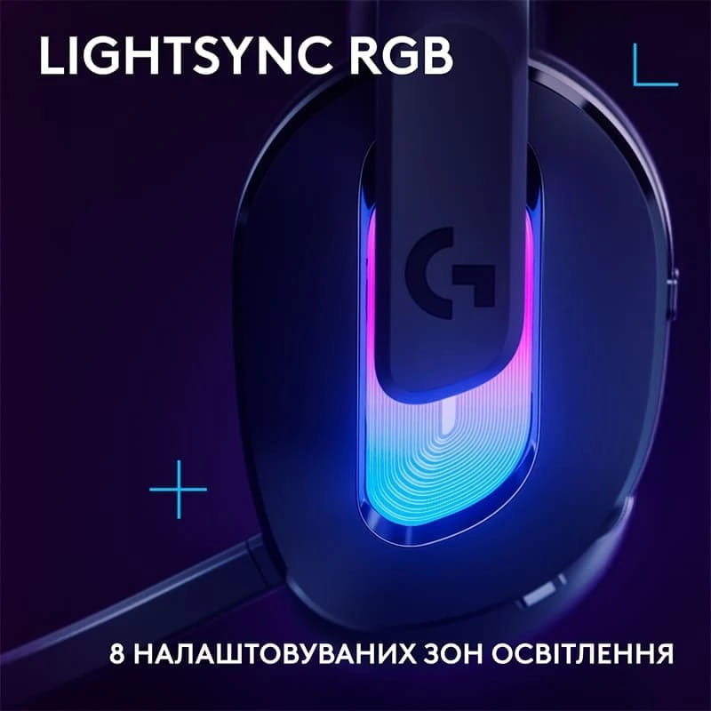 Гарнитура Logitech G522 LightSpeed Wireless Gaming Headset Black (981-001544)