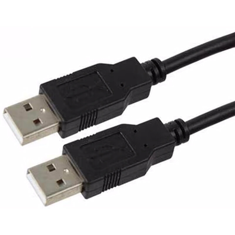 Кабель PowerPlant (KD00AS1213) USB2.0(AM)-USB2.0(AM), 0.5м, Black