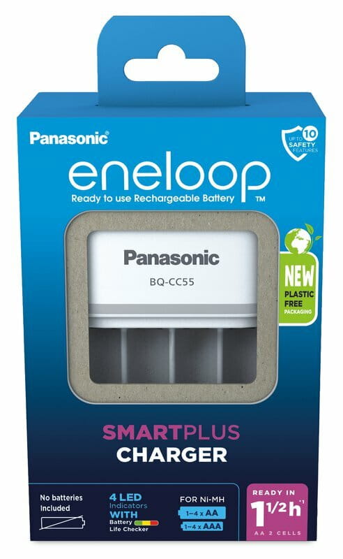 Зарядное устройство Panasonic Eneloop Smart Quick Charger AA/AAA (BQ-CC55E)