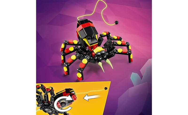 Конструктор LEGO Creator Дикі тварини: Дивовижний павук (31159)