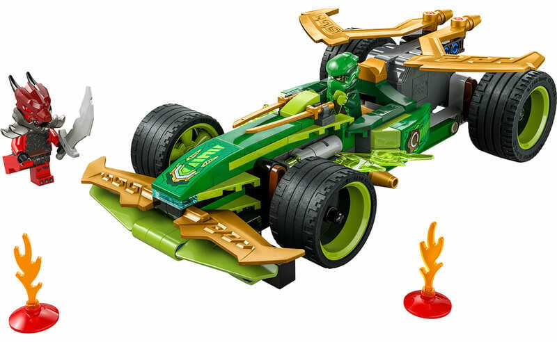 Конструктор LEGO Ninjago Автомобіль для перегонів Лойда з інерційним двигуном (71828)
