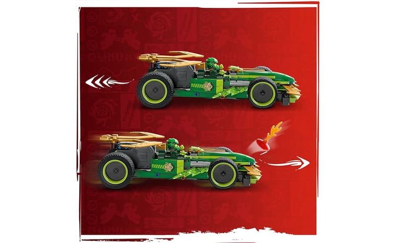 Конструктор LEGO Ninjago Автомобіль для перегонів Лойда з інерційним двигуном (71828)