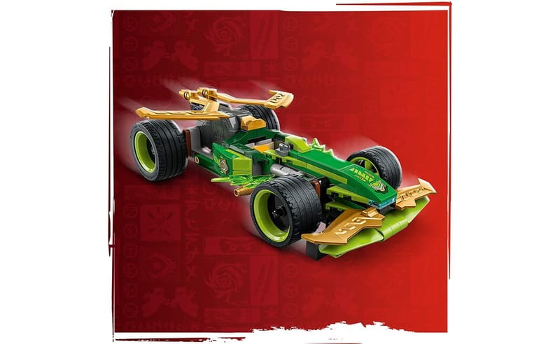Конструктор LEGO Ninjago Автомобіль для перегонів Лойда з інерційним двигуном (71828)