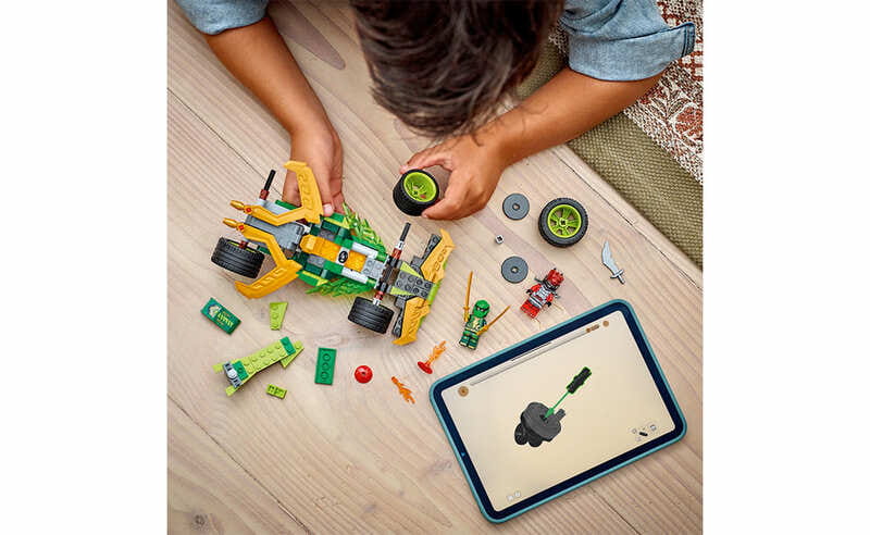 Конструктор LEGO Ninjago Автомобіль для перегонів Лойда з інерційним двигуном (71828)