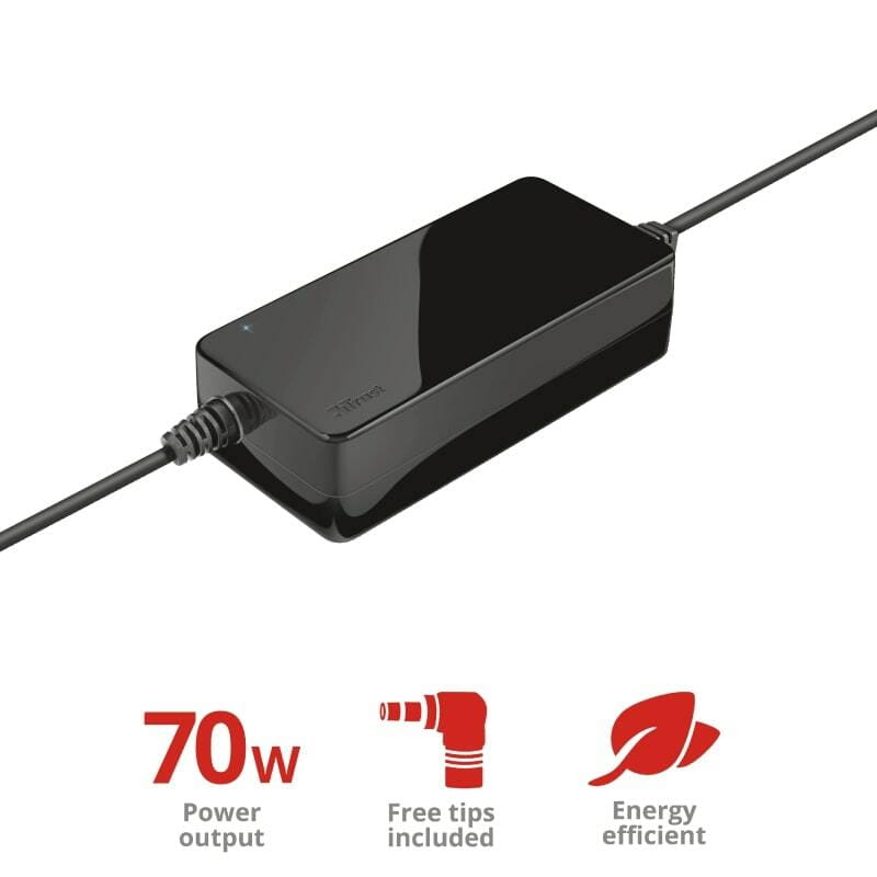 Блок живлення Trust Primo Universal Laptop 220V, 19V, 70W, 3.6А Black (22141)