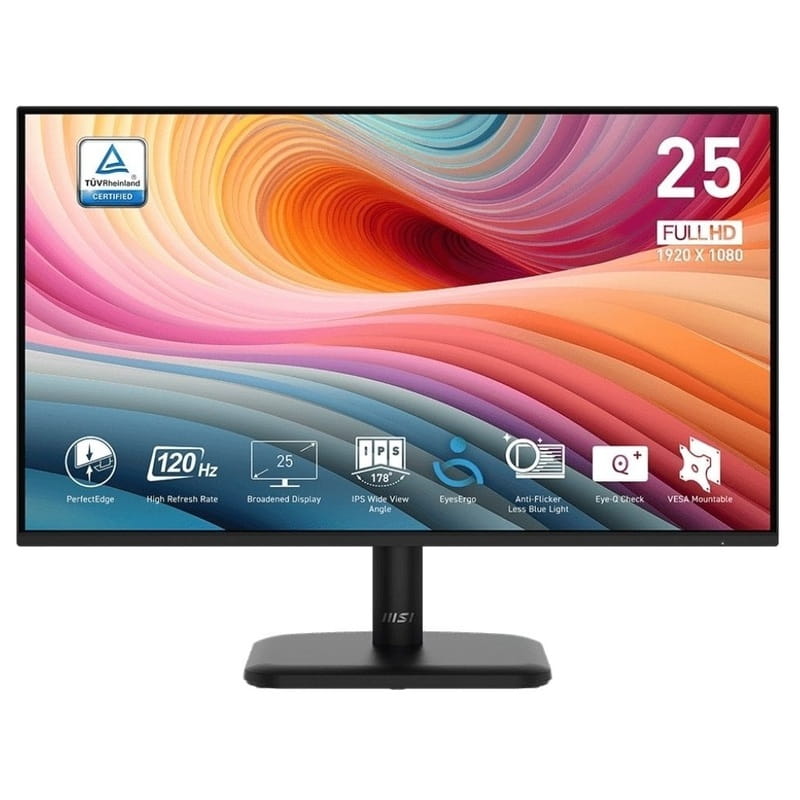 Монітор MSI 24.5" Pro MP251L E2 IPS Black 120Hz
