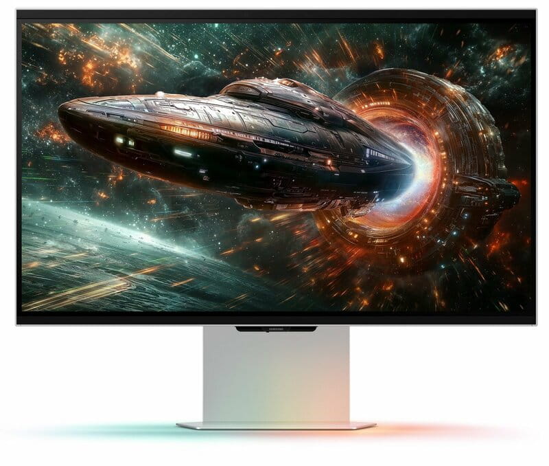 Монiтор Samsung 27" Odyssey 3D G90XF (LS27FG900XIXCI) IPS Silver 165Hz