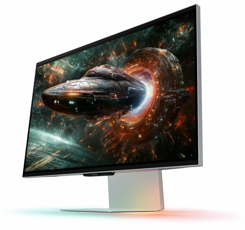 Монiтор Samsung 27" Odyssey 3D G90XF (LS27FG900XIXCI) IPS Silver 165Hz