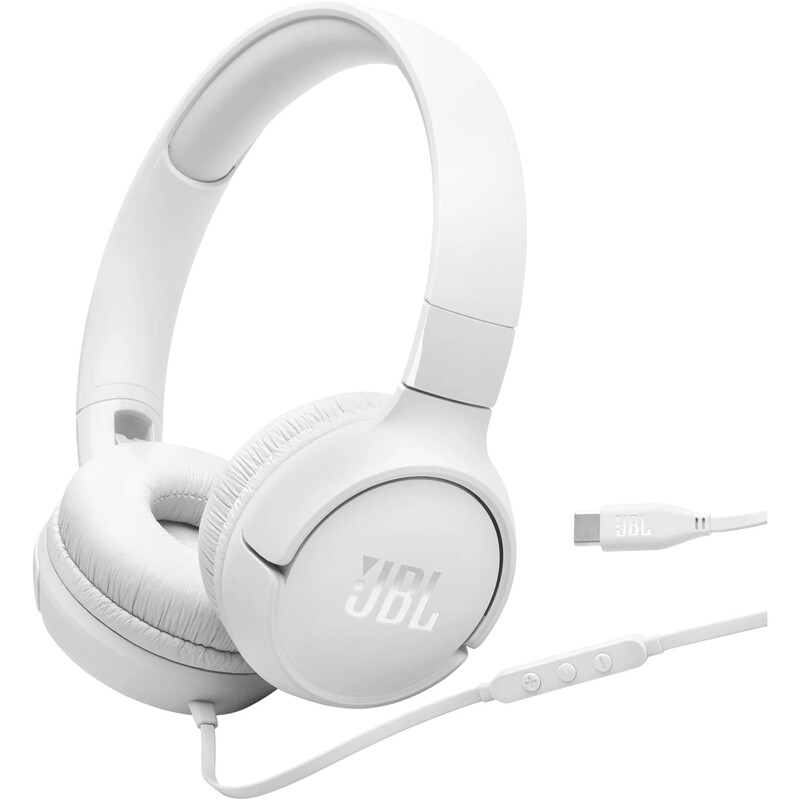 Гарнiтура JBL Tune 520C White (JBLT520CWHT)