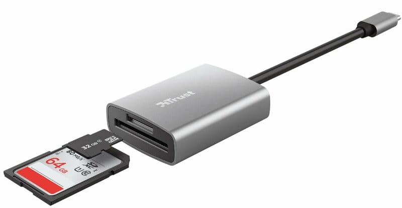 Картрідер Trust Dalyx Aluminium USB Type-C (24136)