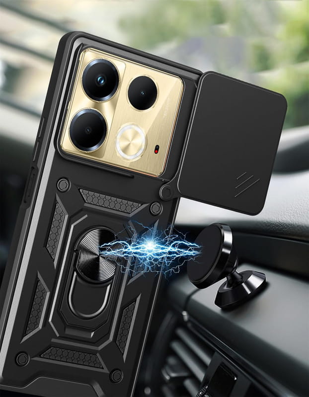 Чохол-накладка BeCover Military для Infinix Note 40 (X6853) Black (712159)