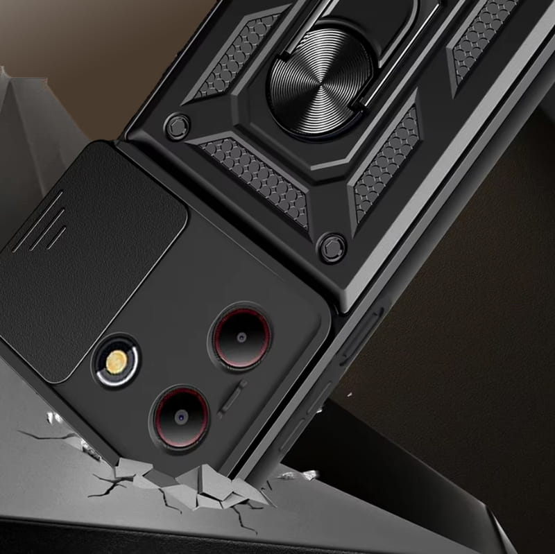 Чeхол-накладка BeCover Military для ZTE Blade A54 Black (712172)