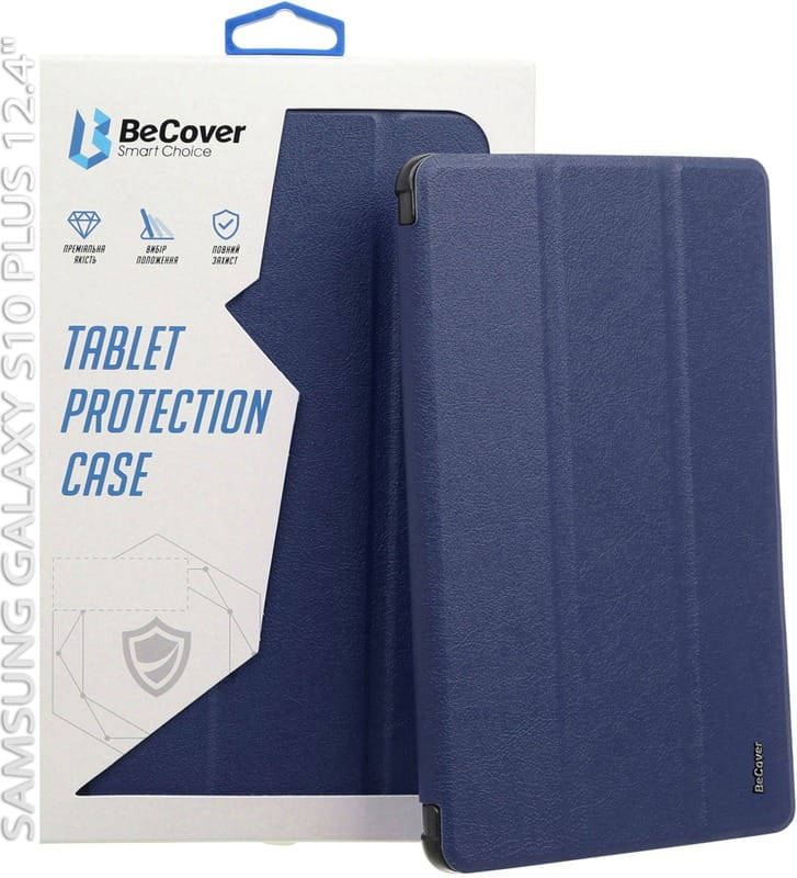 Чохол-книжка BeCover Smart Case для Samsung Galaxy Tab S10 Plus SM-X820/SM-X826 Deep Blue (712233)