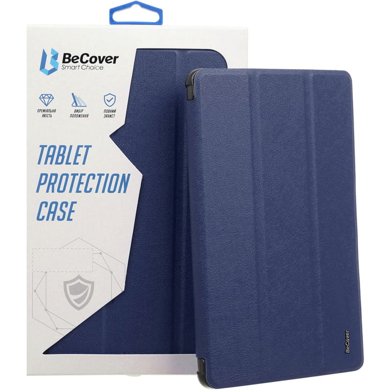Чохол-книжка BeCover Smart Case для Samsung Galaxy Tab S10 Plus SM-X820/SM-X826 Deep Blue (712233)