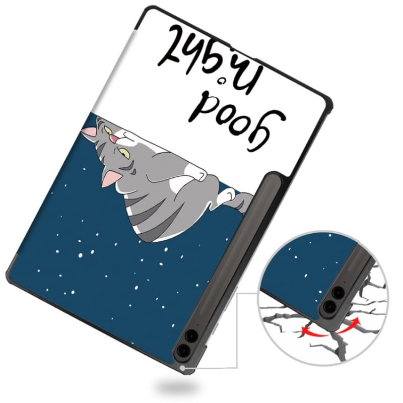 Чехол-книжка BeCover Smart Case для Samsung Galaxy Tab S10 Plus SM-X820/SM-X826 Good Night (712244)