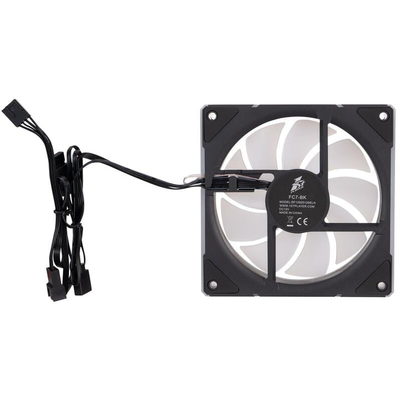 Вентилятор 1stPlayer FC7 Black (FC7-BK-1IN1)