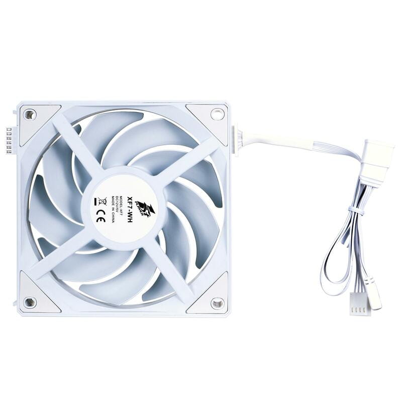 Вентилятор 1stPlayer XF7 White (XF7-WH-1IN1)