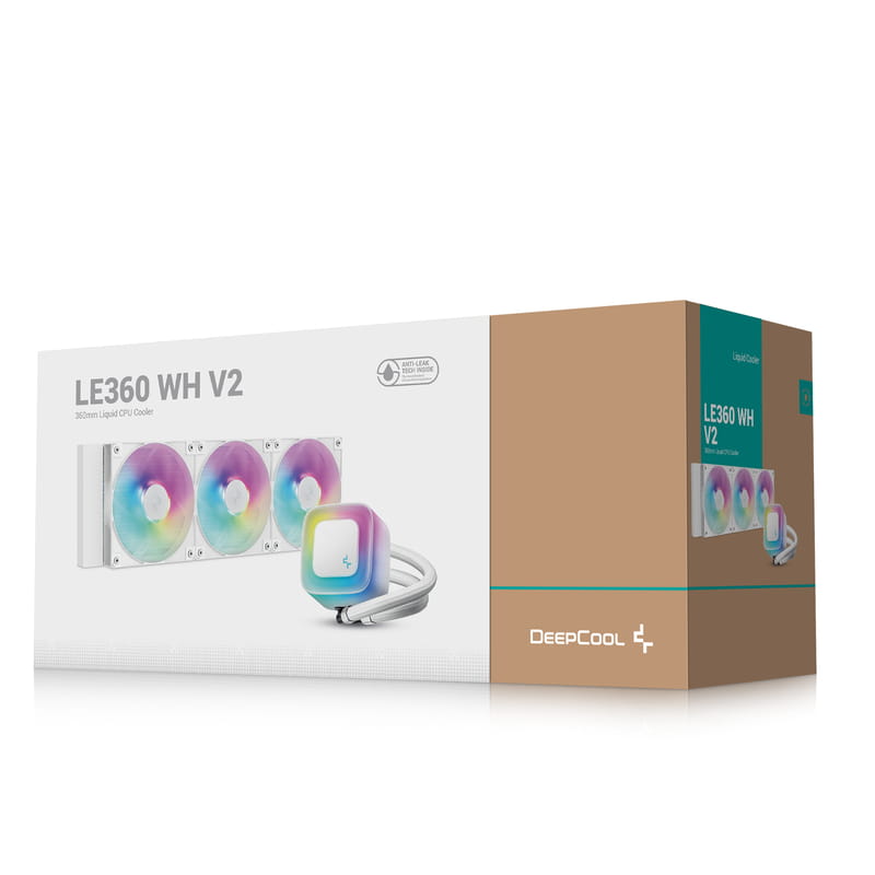 Система водяного охолодження DeepCool LE360 WH V2 (R-LE360-WHAMMN-G-2)