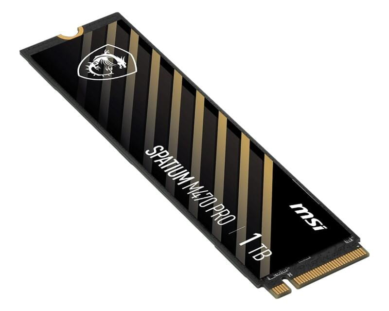 Накопичувач SSD 1TB MSI Spatium M470 Pro M.2 2280 PCIe 4.0 x4 NVMe 3D NAND TLC (S78-440L0J0-P83)