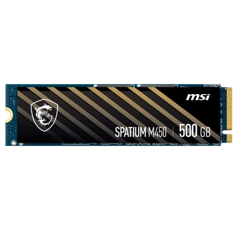Накопичувач SSD  500GB MSI Spatium M450 V1 M.2 2280 PCIe 4.0 x4 NVMe 3D NAND TLC (S78-440K380-P83)