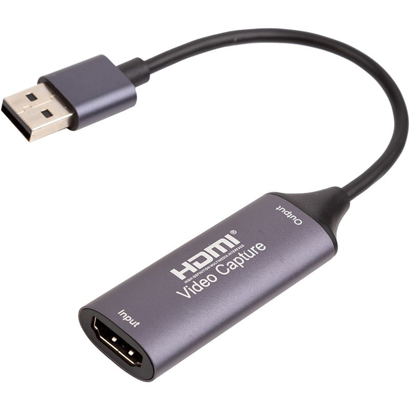 Пристрій відеозахоплення PowerPlant HDMI USB2.0 4k/30hz (HDVC2-C) (CA914685)