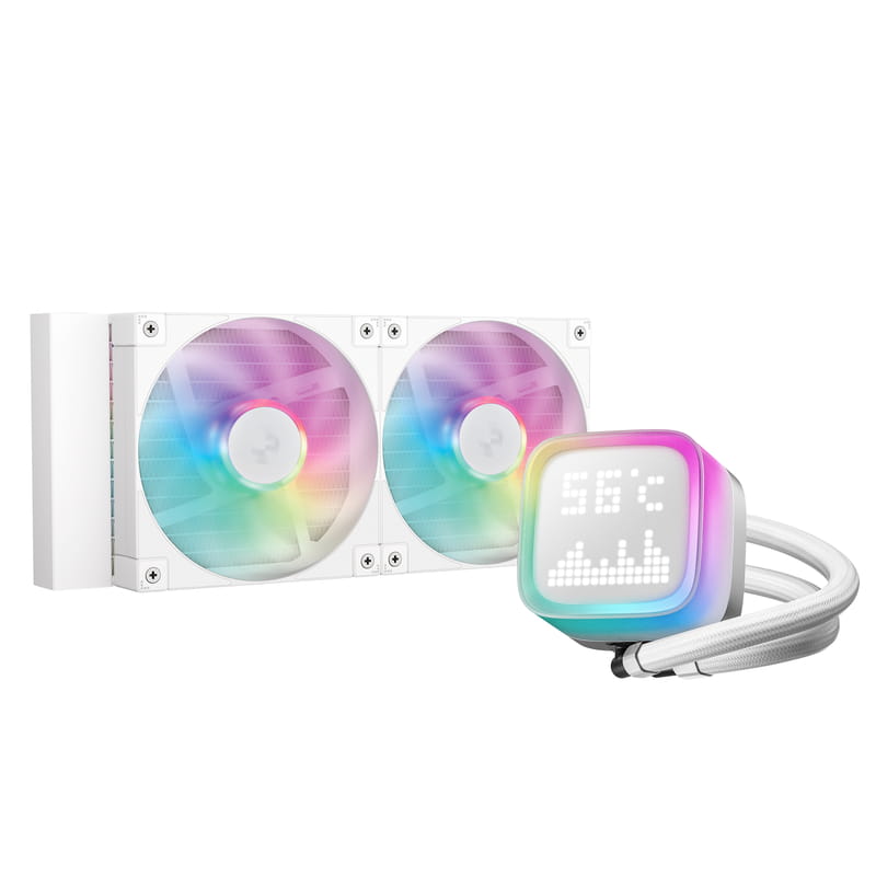 Система водяного охлаждения DeepCool LP240 ARGB White (R-LP240-WHMSMC-G-1)