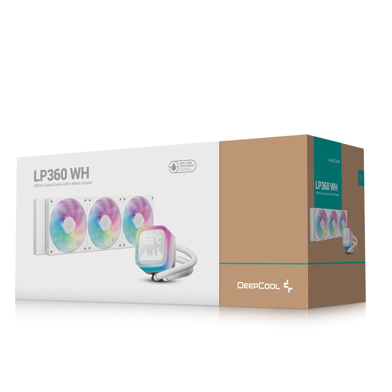 Система водяного охолодження DeepCool LP360 ARGB White (R-LP360-WHMSMC-G-1)