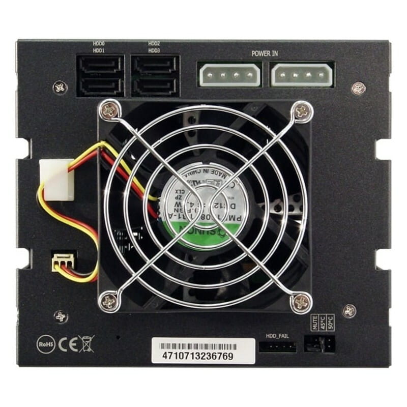 Бэкплейн Chieftec Hot-Swap Aluminium 3x5.25"/4x3.5" SATA (SST-3141SAS)