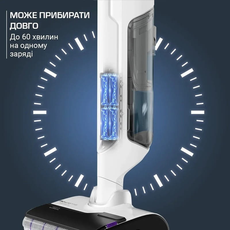 Аккумуляторный моющий пылесос Rowenta X-Clean 10 (GZ7035WO)