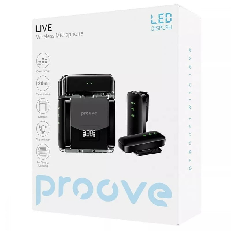 Микрофон Proove Live Black (PLWM00012101)