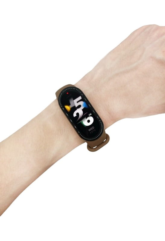 Силиконовый ремешок BeCover для Xiaomi Mi Smart Band 9 Brown (711939)