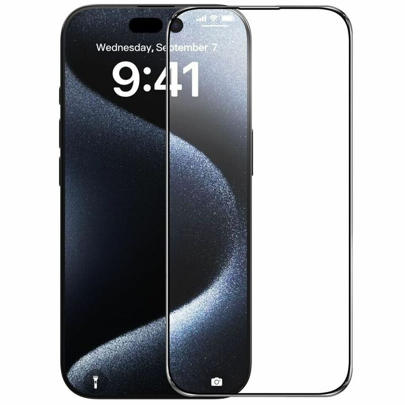 Защитное стекло BeCover для Apple iPhone 16 Plus Black (712123)