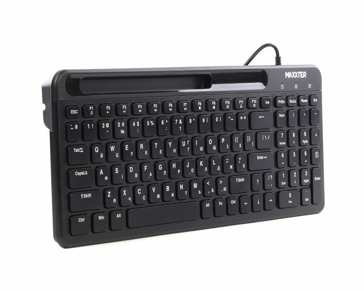 Клавiатура Maxxter KB-01B-UA Black