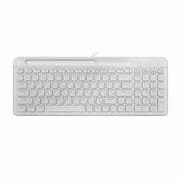 Клавiатура Maxxter KB-01W-UA White