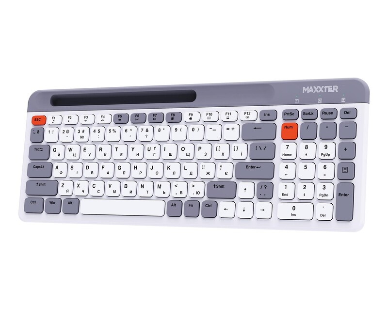 Клавиатура беспроводная Maxxter KBW-02G-UA