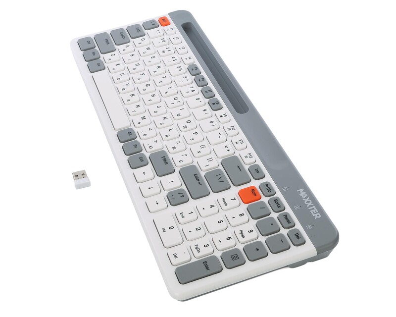 Клавиатура беспроводная Maxxter KBW-02G-UA