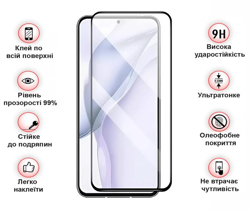 Защитное стекло BeCover для ZTE Nubia Focus 5G Black (711972)