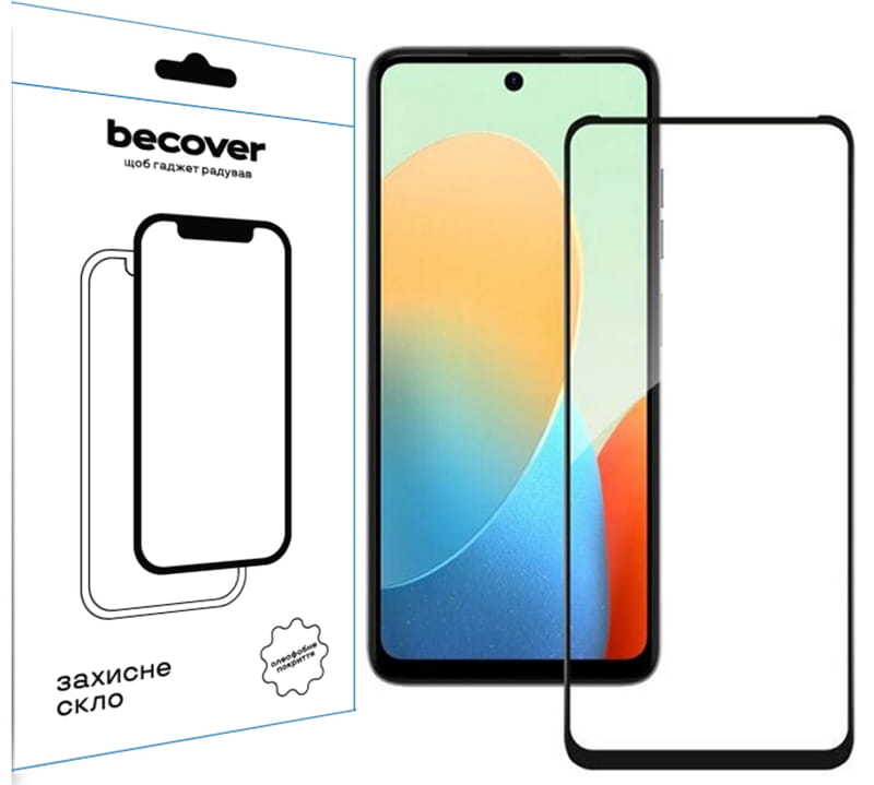 Защитное стекло BeCover для ZTE Nubia V60 Black (711976)