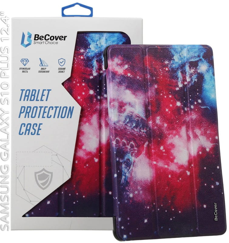 Чохол-книжка BeCover Smart Case для Samsung Galaxy Tab S10 Plus SM-X820/SM-X826 Space (712248)