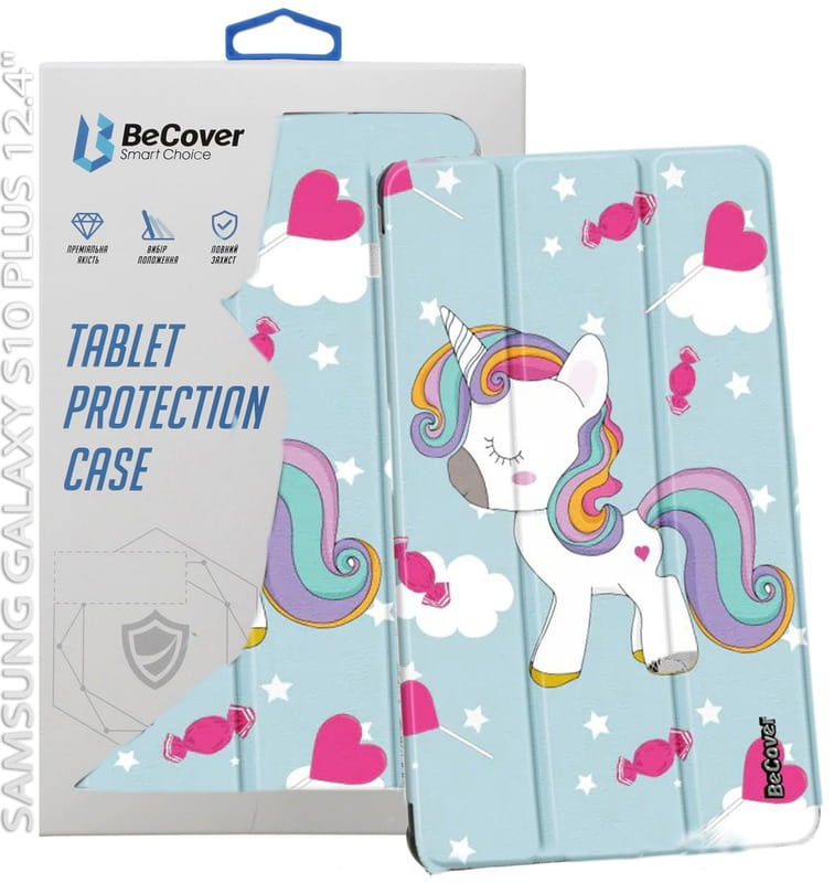 Чехол-книжка BeCover Smart Case для Samsung Galaxy Tab S10 Plus SM-X820/SM-X826 Unicorn (712251)