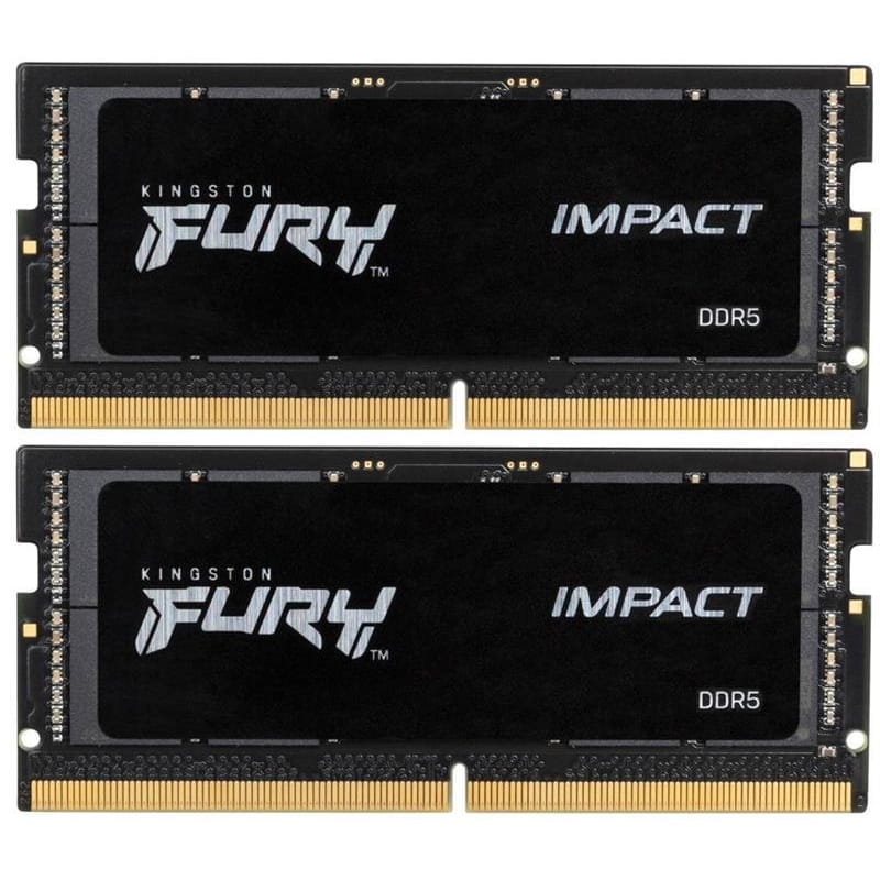 Модуль пам`ятi SO-DIMM 2x16GB/4800 DDR5 Kingston Fury Impact (KF548S38IBK2-32)