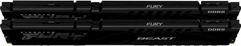 Модуль пам`яті DDR5 2x16GB/6000 Kingston Fury Beast Black (KF560C30BBEK2-32)